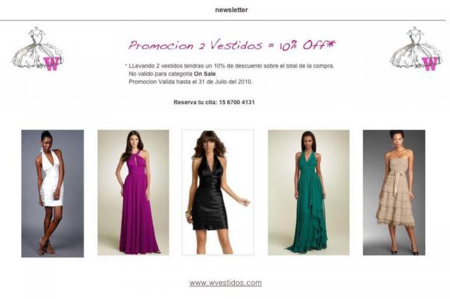 W - Vestidos  | Casamientos Online
