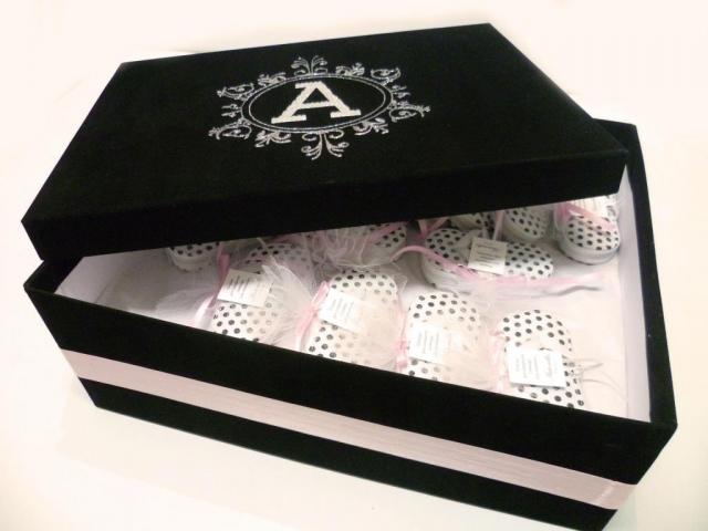 Caja para exhibir souvenirs | Casamientos Online