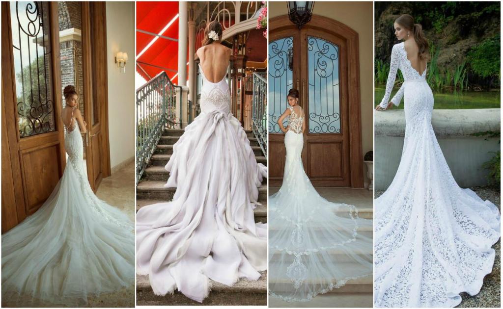 Qué tan larga será la cola de tu vestido de novia?? | Casamientos Online