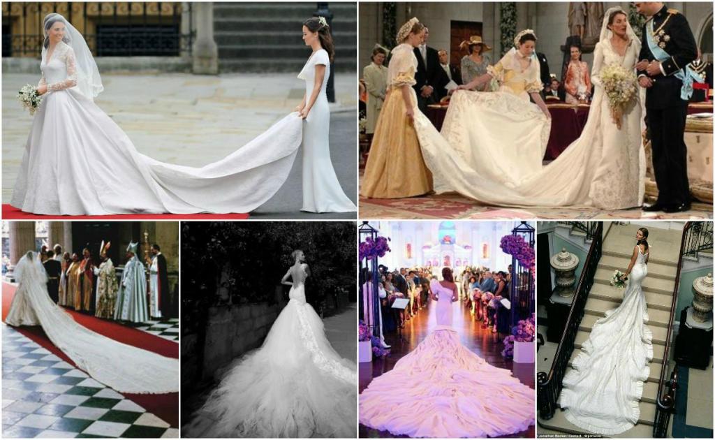 Qué tan larga será la cola de tu vestido de novia?? | Casamientos Online