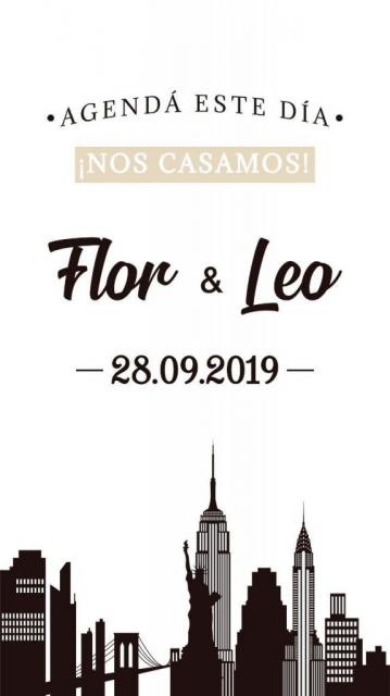 Flor&Leo-save | Casamientos Online