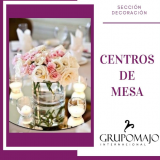 Centros de mesa con flores naturales