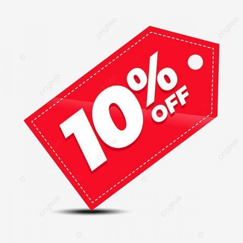 10% OFF!!!!