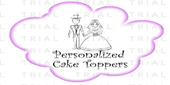 Logo Personalized Cake Toppers