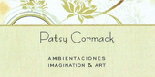 Logo Patsy Cormack Ambientaciones